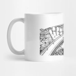 Golden Hands Bridge, Danang, Vietnam Mug